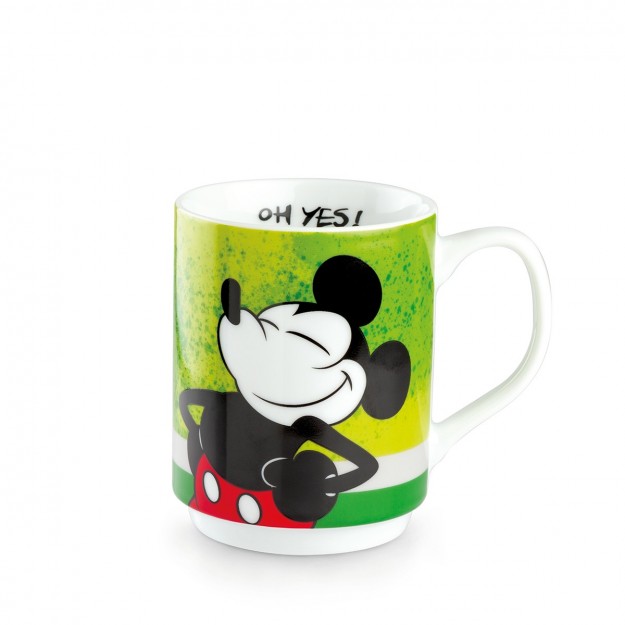 SET 2 TAZZE CAFFÈ IMPILABILI MICKEY MOUSE EGAN